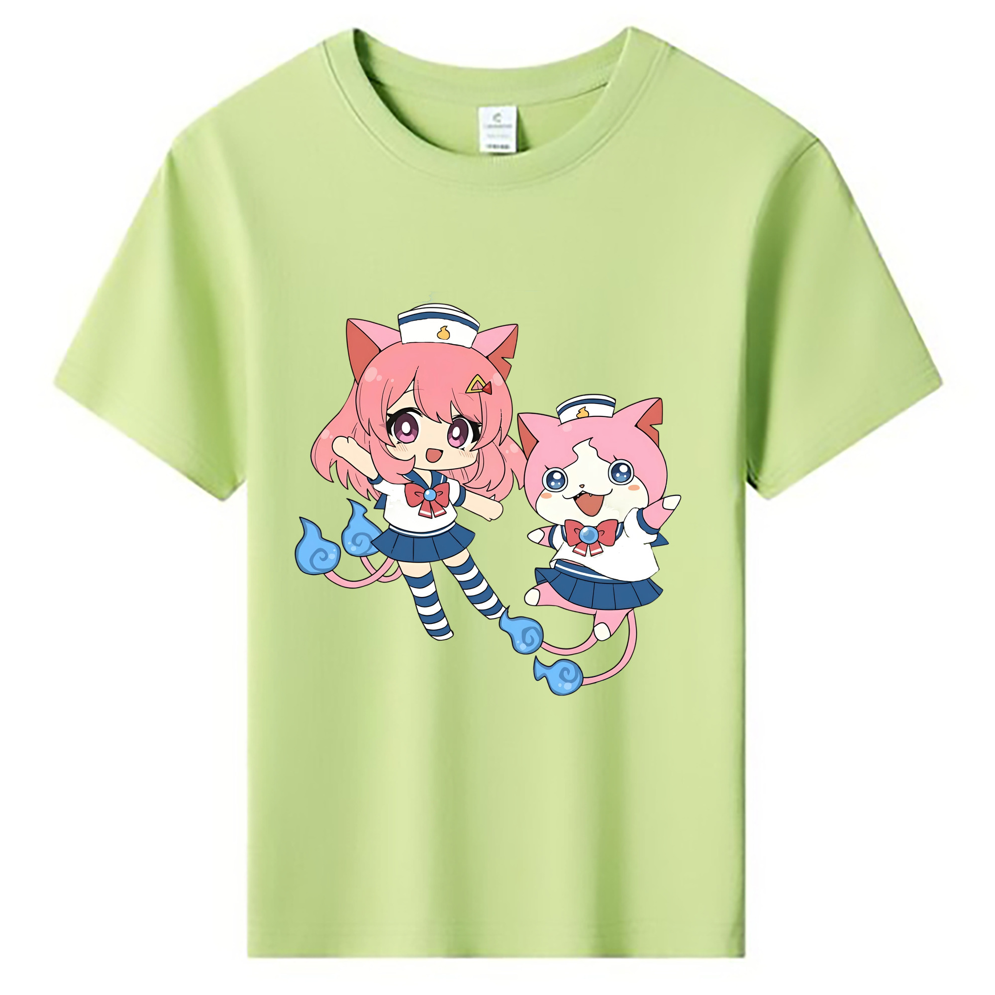 （画像用） 妖怪ウォッチ Yo-kai Watch 綿100％キッズTシャツ（フロントプリント）